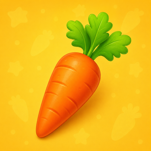 PeekFlip carrot card
