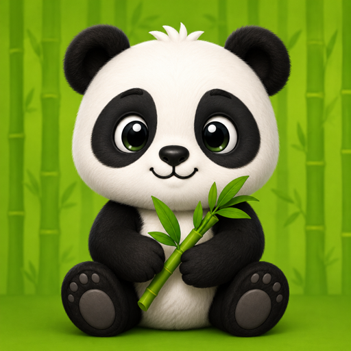 PeekFlip panda card
